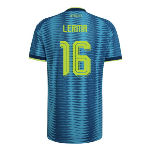 Colombia Jefferson Lerma 16 Away Soccer Jersey World Cup 2026
