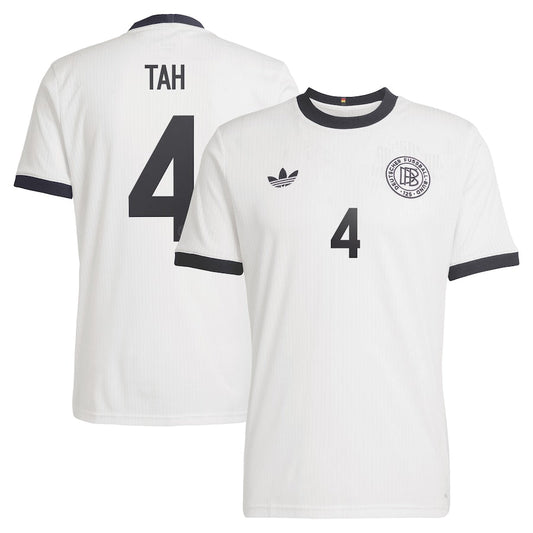 Germany 125 Anniversary Jonathan Tah 4 Home Soccer Jersey 2024-2025