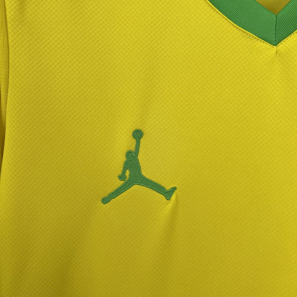 Brazil X AJ Special Edition Soccer Jersey 2025-2026 - Yellow