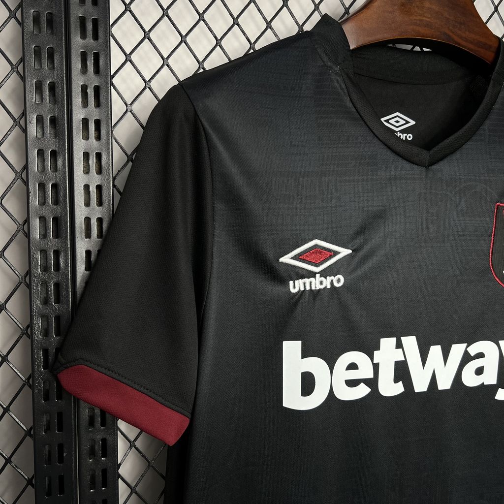 West Ham United Declan Rice 41 Away Soccer Jersey 2024/25