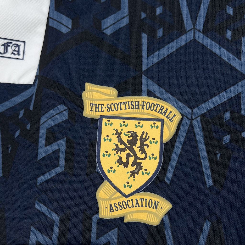 Scotland Retro Home Soccer Jersey 1992-1993