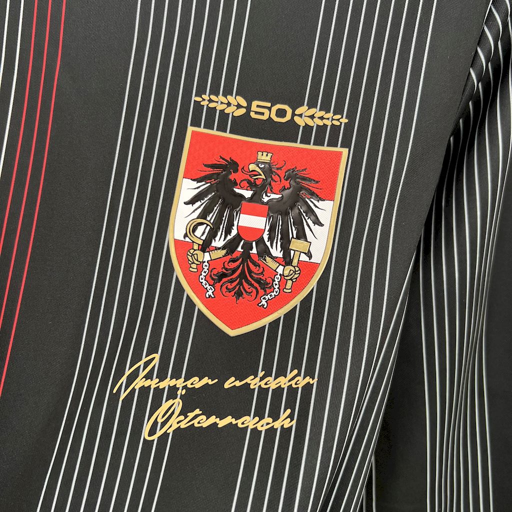 Austria 50th Anniversary Long Sleeves Retro Special Edition Soccer Jersey 2024/25