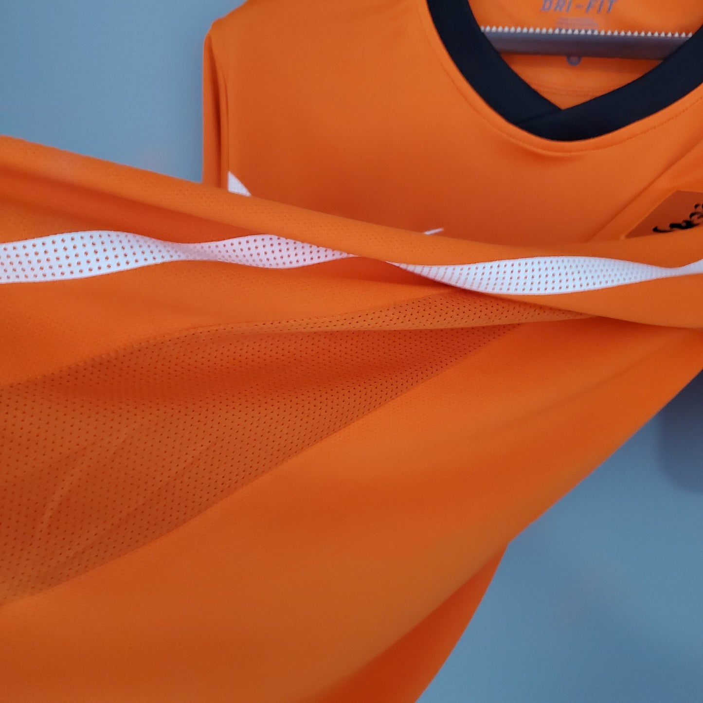 Netherlands Robin van Persie 9 Home Retro Soccer Jersey World Cup 2010