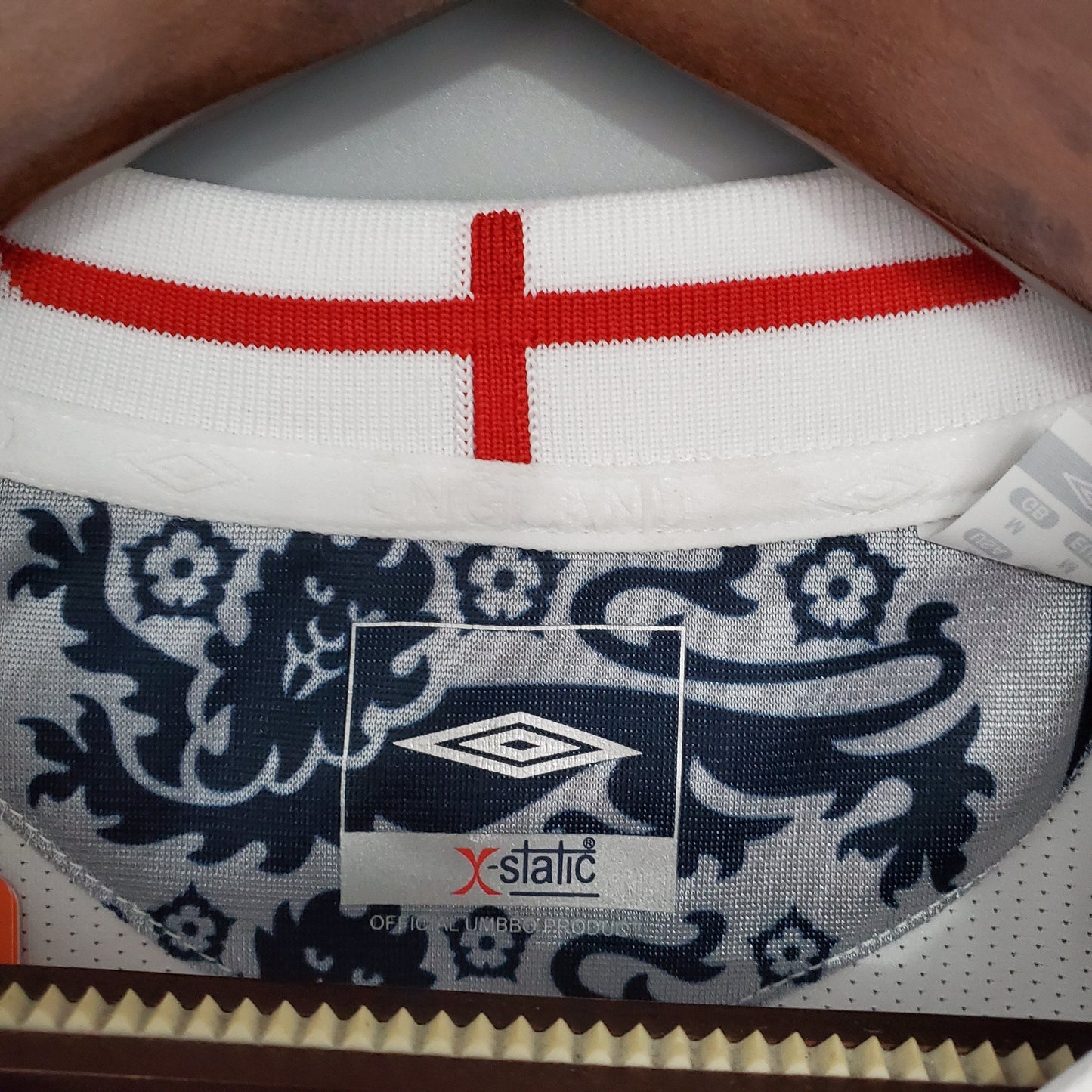England Retro Home Soccer Jersey World Cup 2006