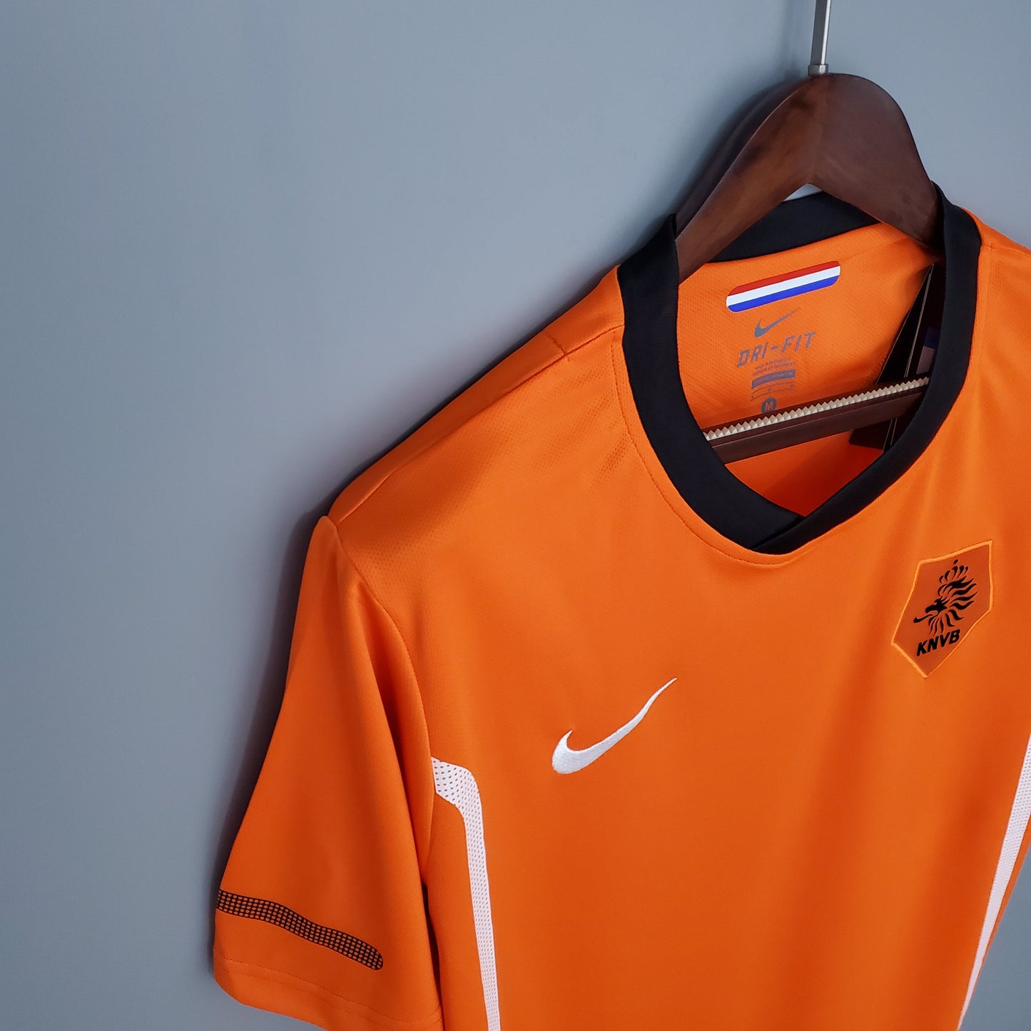 Netherlands Robin van Persie 9 Home Retro Soccer Jersey World Cup 2010